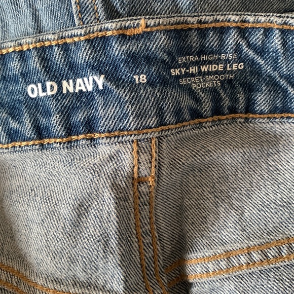 🌺OLD NAVY SKY-HI WIDE LEG JEANS🌺 - Picture 5 of 7